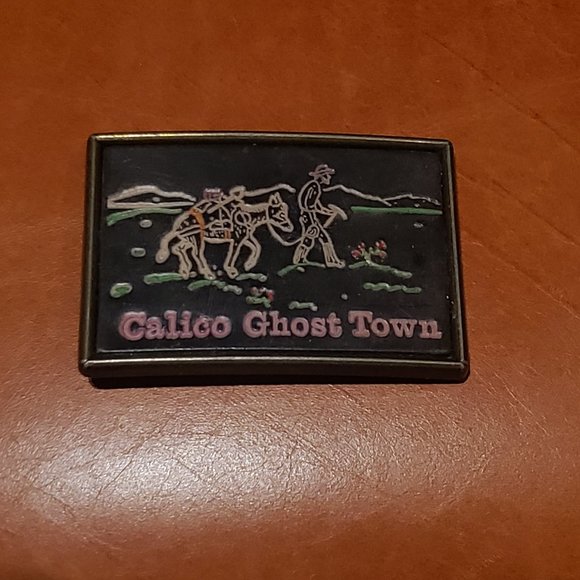 Calico Ghost Town Belt Buckle - Calico California - Vintage - Picture 5 of 5